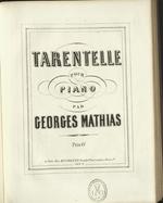 Tarentelle pour piano par Georges Mathias.